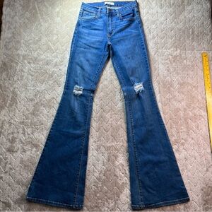 Classic Blue Flare Jeans for Women